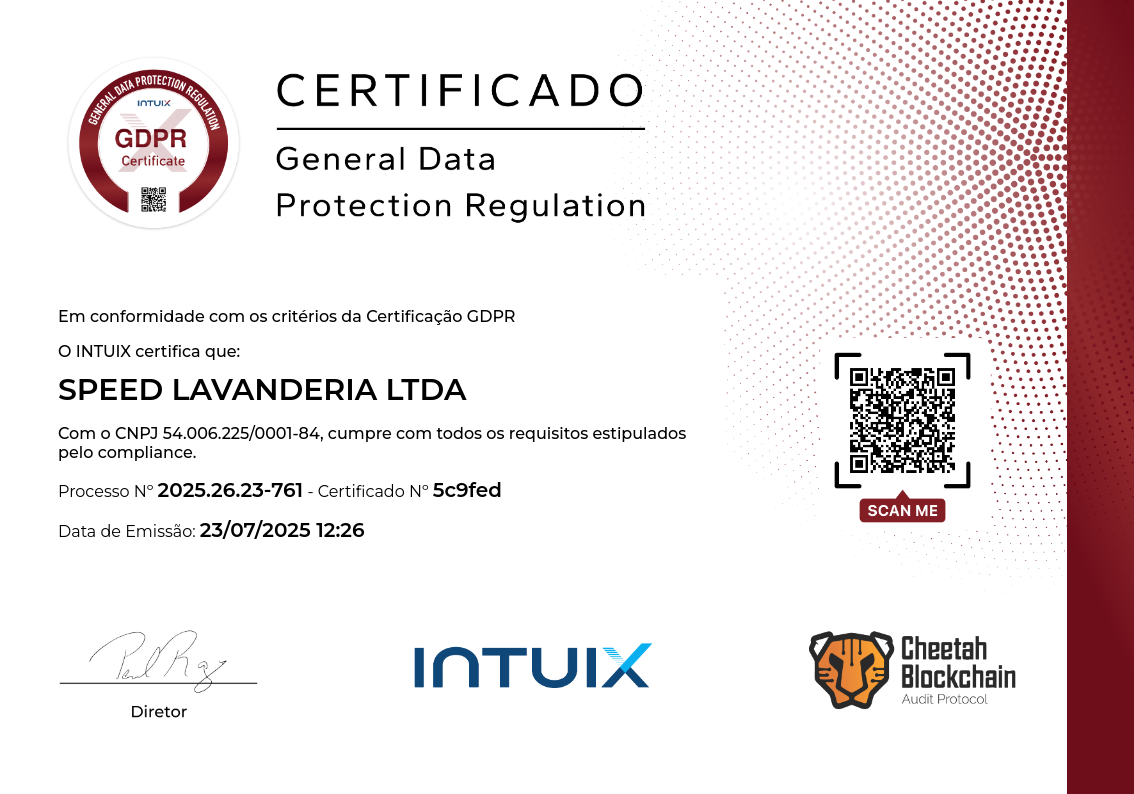 Regulamento geral de proteção de dados